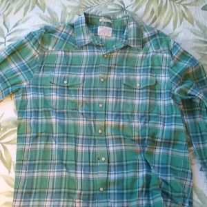 Lucky brand plaid western shirt
